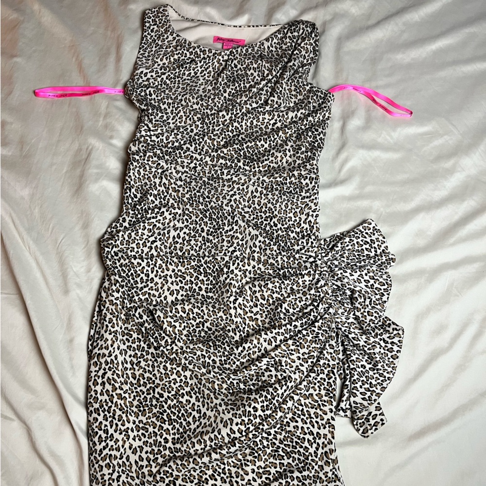 Betsey Johnson Animal Leopard/Cheetah/Jaguar Print Dress